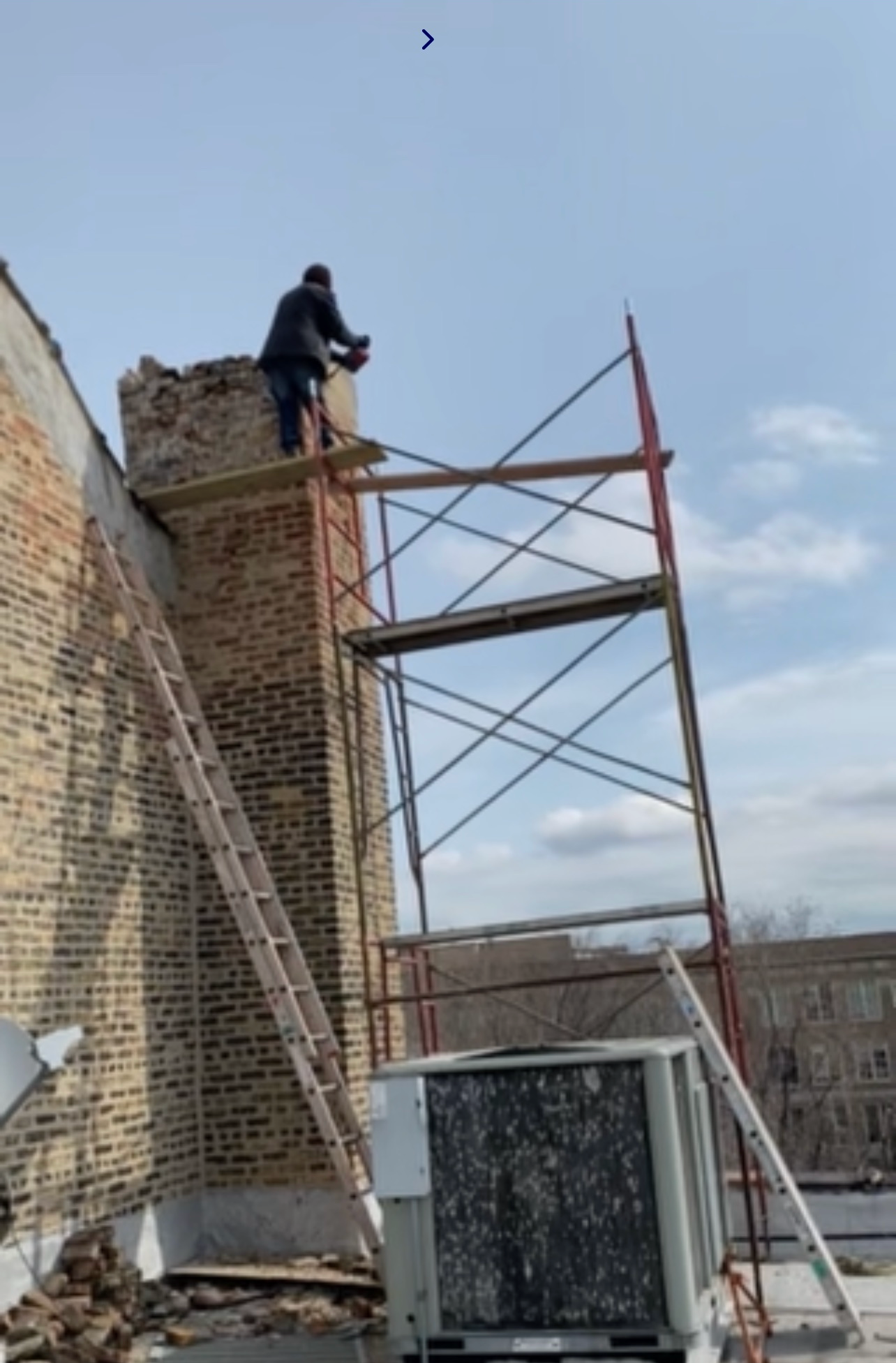 Chimney masonry work