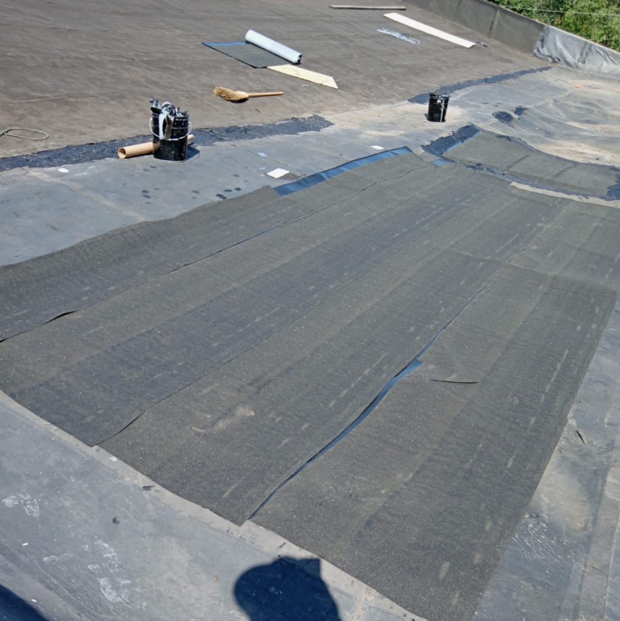 TPO roofing installation