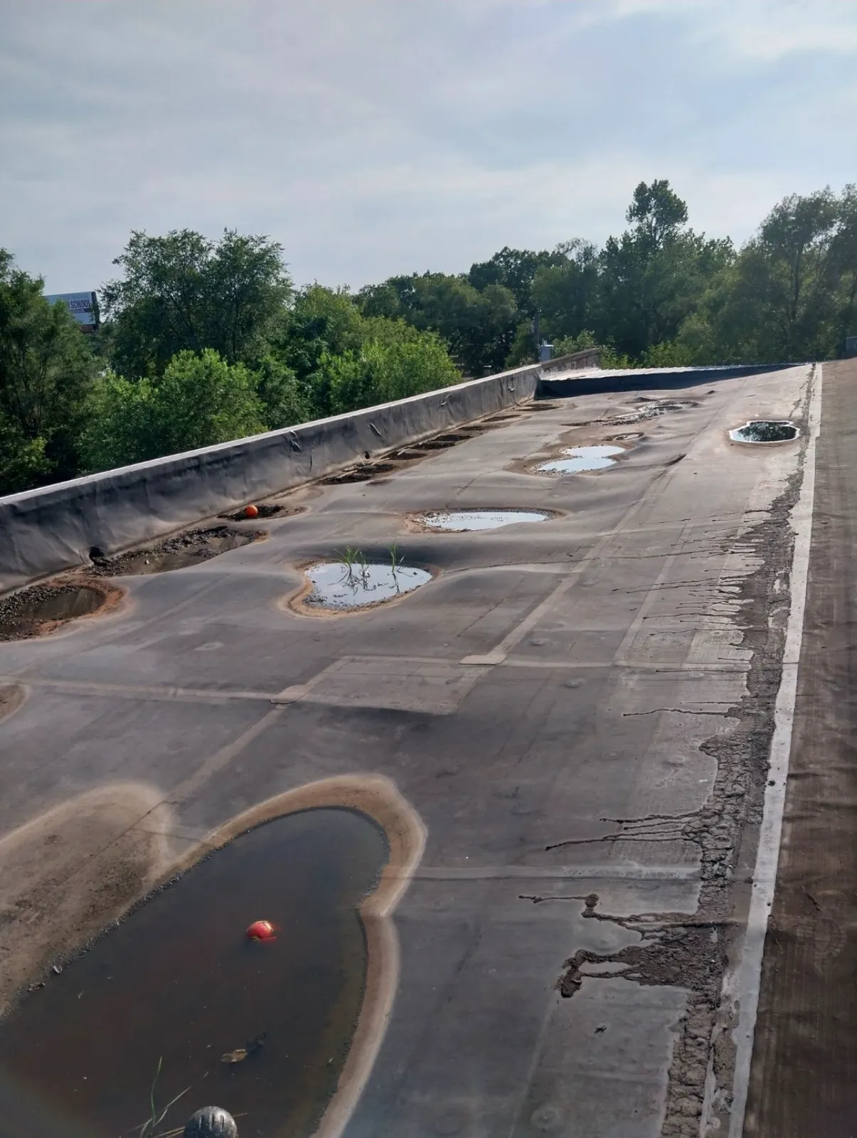 Flat roof maintenance