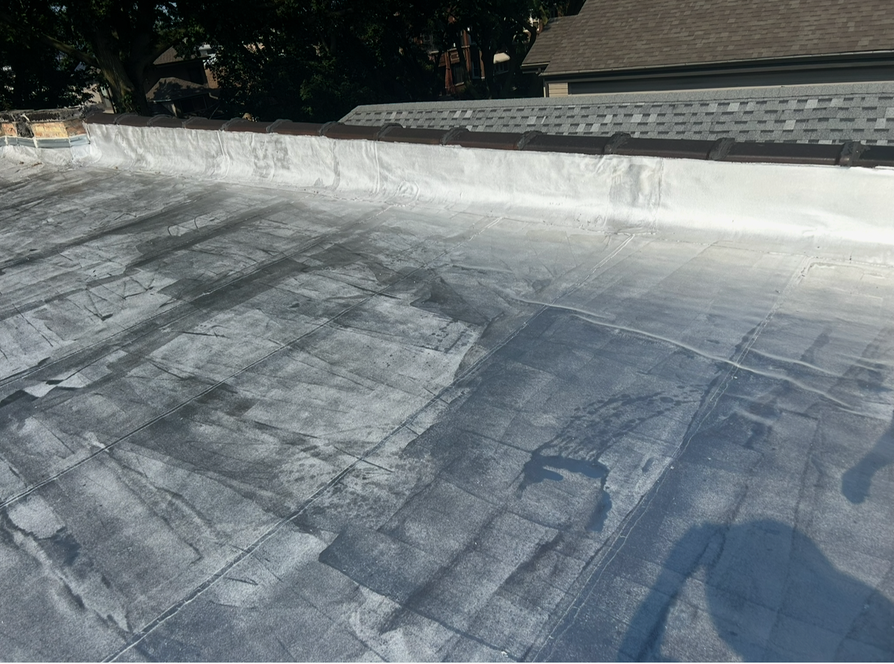 Commercial roofing project